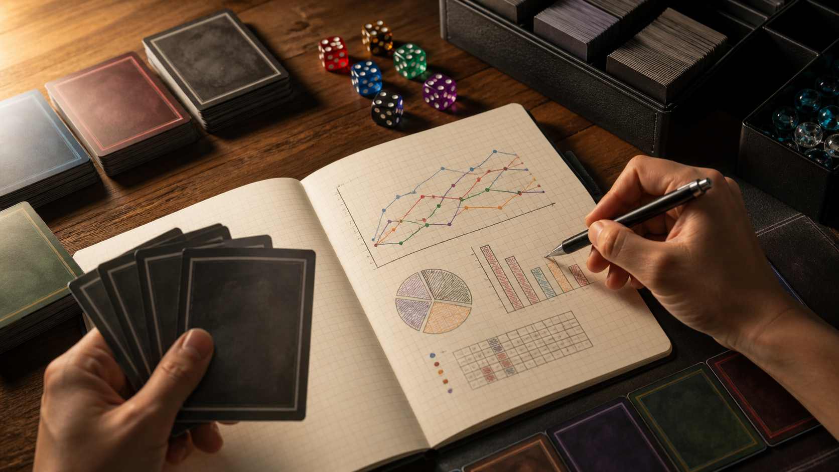 大会傾向を分析するカードゲームのノート